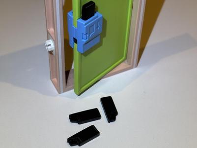 Playmobil hotel keycard
