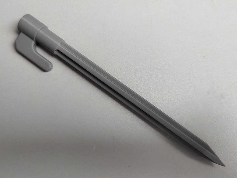 Tent / outdoor blanket peg
