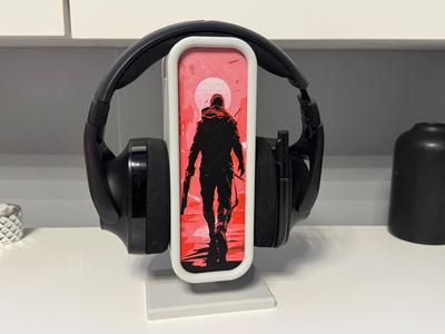 Steampunk Inlay for Headset/Headphone Stand