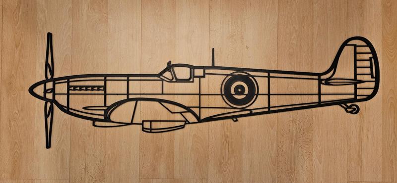 Large Spitfire Wallart