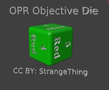 One Page Rules Objective Die