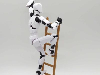 Ladder in - Scale model