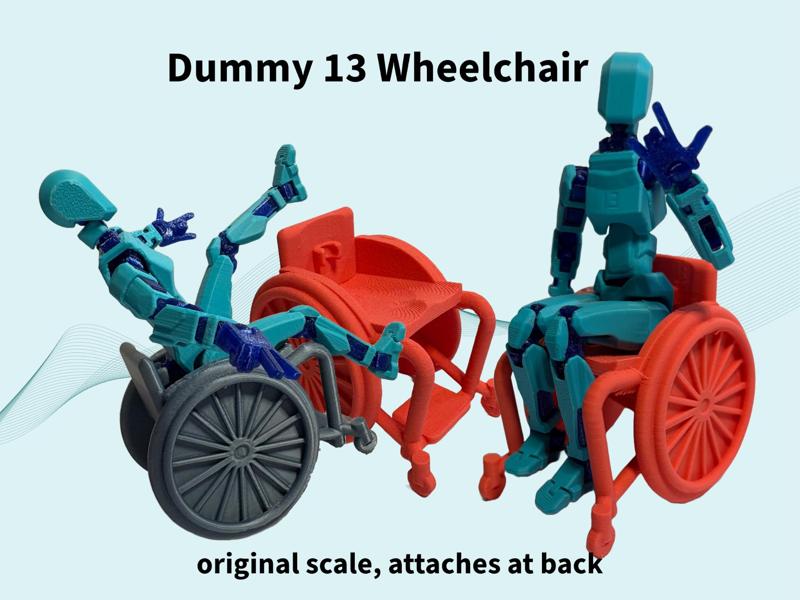 Wheelchair for Dummy 13