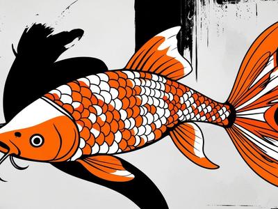 Koi Carp Fish Hueforge