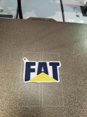 Funny keychain FAT