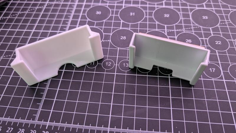 Front mounted small digital clock holder