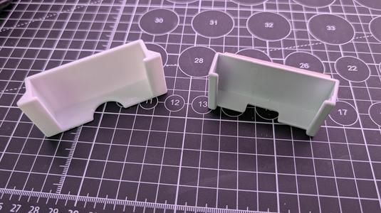 Front mounted small digital clock holder