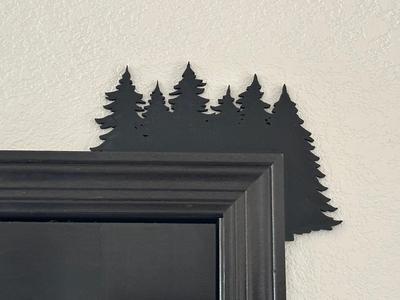 Pine Tree Scenic Door Corner