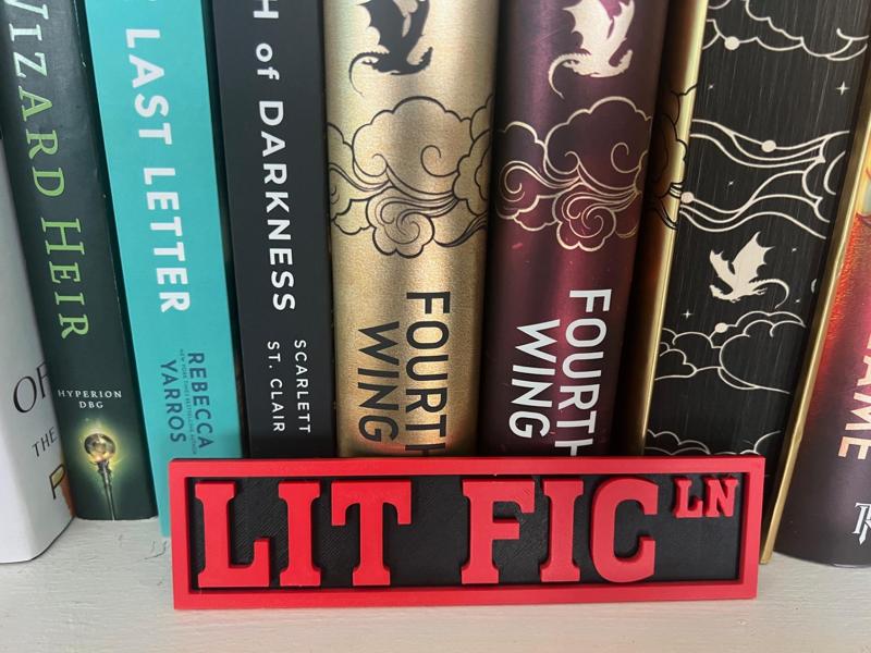 Bookshelf Sign – Lit Fic Ln – Street Sign