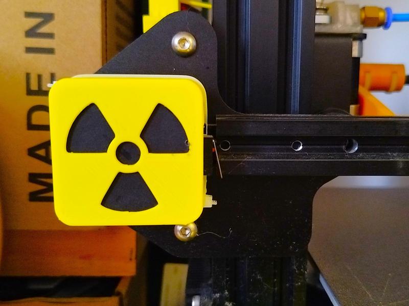 Ender-3 Upgrade X-Stepper Cover (radioactive)