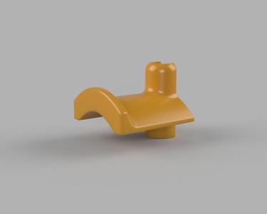 Headphone Holder for Vertical Pipe