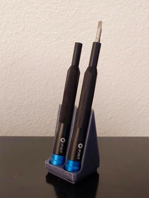 Double iFixit Precision Driver Holder - 1u GridFinity Refined