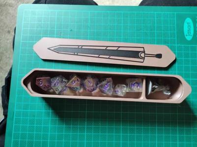 Berserk Sliding-Lid Dice Box with Mini Slot