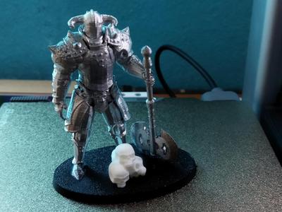 Two-Handed Axe Knight - Miniature Model