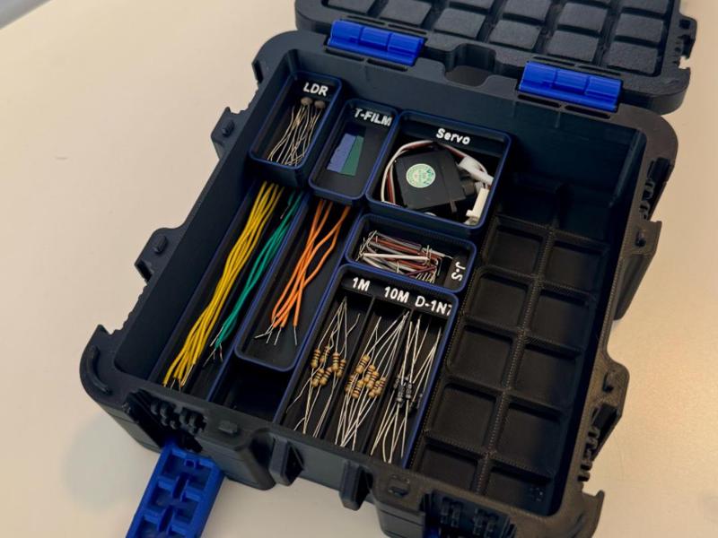GridFinity x Arduino - Half-size bins