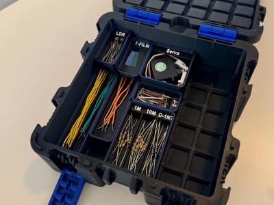 GridFinity x Arduino - Half-size bins