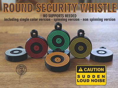 ROUND SECURITY WHISTLE