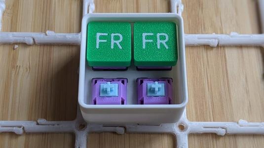 FR (Flat Rectangular) Profile Keycaps
