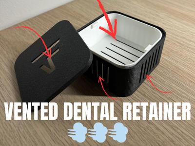 Vented Dental Retainer Box