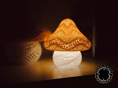Mommy Stumpy Mushroom Lamp