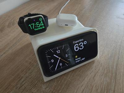 Case-Friendly iPhone Standby Dock + Watch Charger!