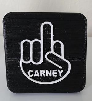 F Carney Hitch Cover   