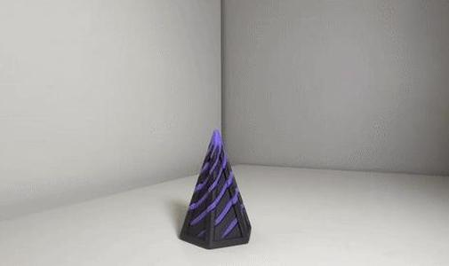 Fidget 4D Pyramid - Impossible Passthrough