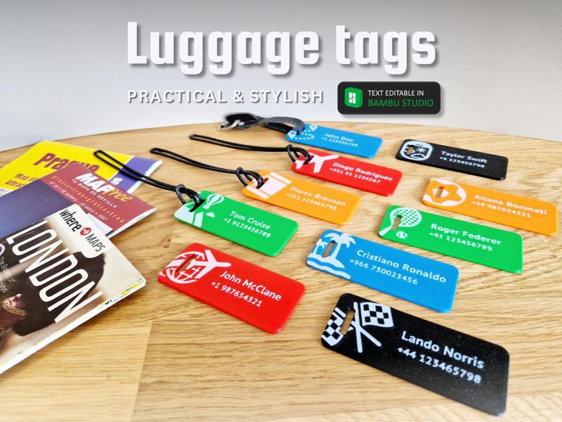 Customizable Luggage Tags – Practical & Stylish