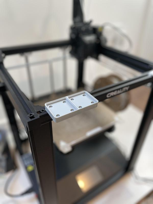 Gridfinity 2x1 Baseplate Ender 5 Crossbar 20x20 Shelf.stl