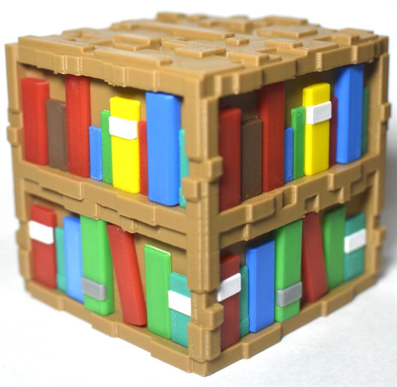 Minecraft Bookshelf Box