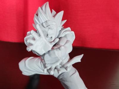 Goku Kamehameha Statue (Dragon Ball Z)