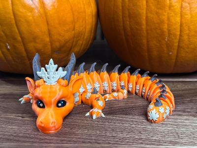 Articulated Halloween Dragon - By Vixvvo3D