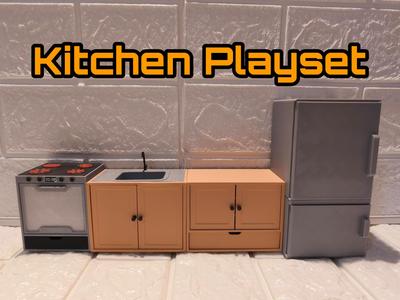 Kitchen Playset (Dolls, Toys and Dioramas)
