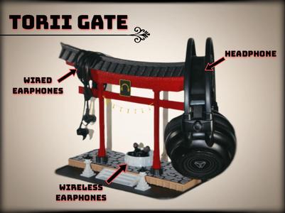 Headphone and Earphone Holder – Torii Gate