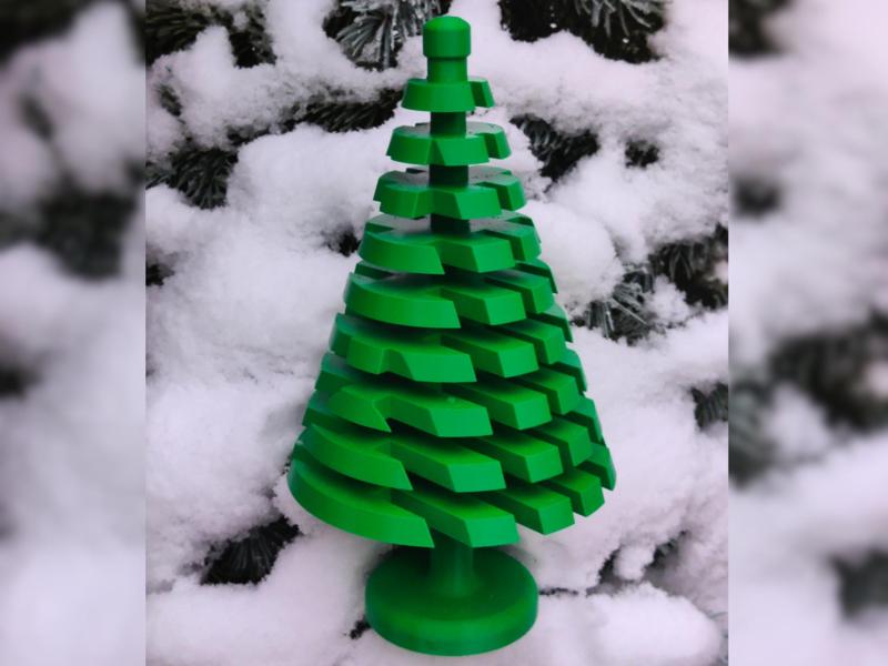 Buildable Christmas Pine Tree - fits 180 bed