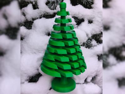 Buildable Christmas Pine Tree - fits 180 bed