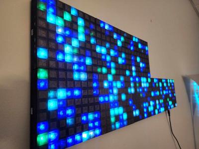 PixelTiles: Modular Smart LED Wall Panels