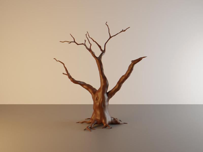 Dead tree terrain piece #3