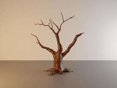 Dead tree terrain piece #3