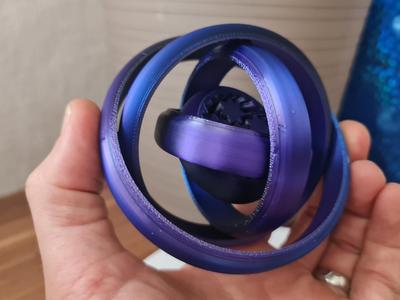 Gyro and helical fidget spinner