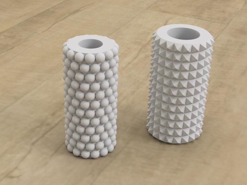 Foot Fidget Rollers :  Play with (or massage) your feet!   [Customizable Fusion360]
