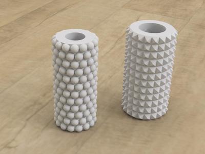 Foot Fidget Rollers :  Play with (or massage) your feet!   [Customizable Fusion360]