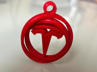 Tesla keychain