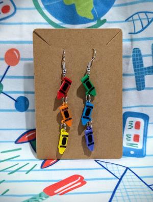 Crayon Earrings