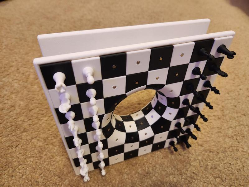 Wormhole Chess Board by DaveMakesStuff