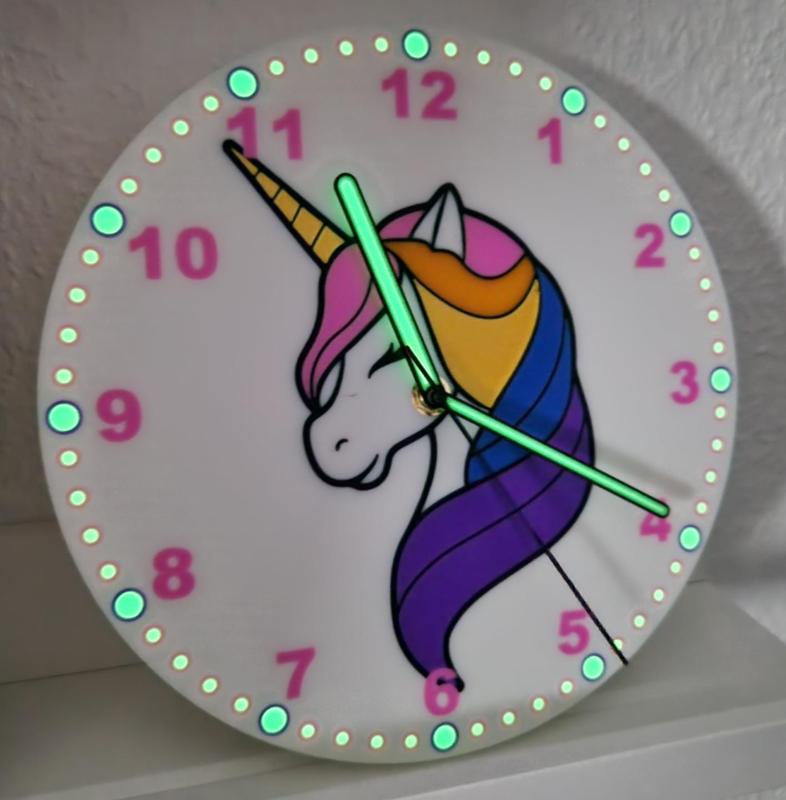 Unicorn clock