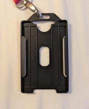 Slip-in Vertical Badge ID Card Holder