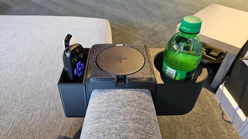 Modular Sofa Cupholder System - With Qi charging!