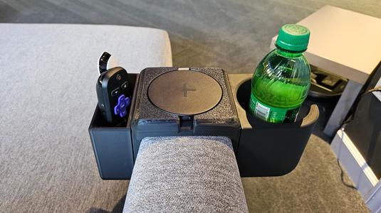 Modular Sofa Cupholder System - With Qi charging!