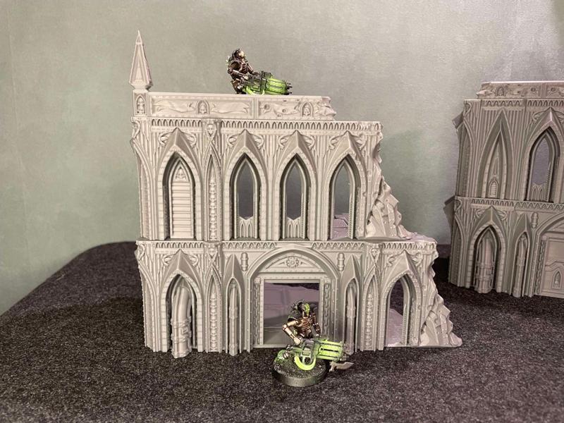 Wargame terrain ruin Grimdark Gothic Alpha